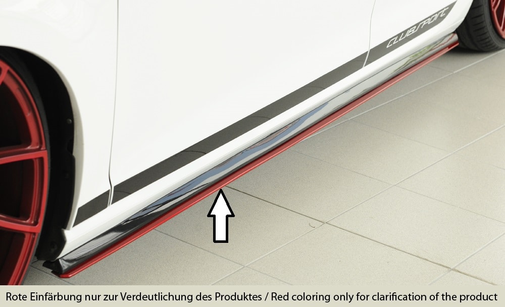 Rieger bočné difúzory prahov - VW Golf 7 GTI Clubsport , Ľavá strana, pre originál prahy, plast ABS,
vrátane-montážne vybavenie, Certifikát – Obrázok 4