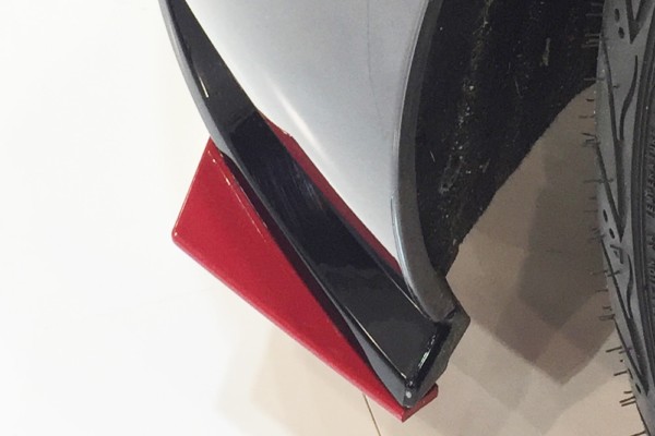 Rieger  bočný difúzor zadného náraznika, Vpravo -  VW Golf 7 GTI Clubsport , Pravá strana pre orig. Vložka zadného nárazíka, plast ABS, 
vrátane-montážne vybavenie, Certifikát – Obrázok 3