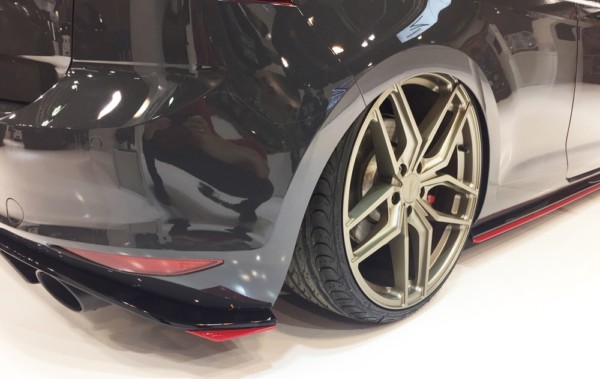 Rieger  bočný difúzor zadného náraznika, Vpravo -  VW Golf 7 GTI Clubsport , Pravá strana pre orig. Vložka zadného nárazíka, plast ABS, 
vrátane-montážne vybavenie, Certifikát – Obrázok 5