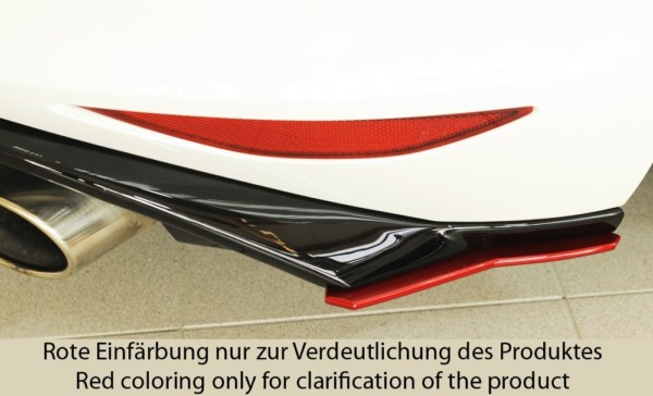 Rieger bočný difúzor zadného náraznika, Vpravo - VW Golf 7 GTD , Pravá strana pre Rieger Vložka zadného nárazíka, plast ABS,
vrátane-montážne vybavenie, Certifikát – Obrázok 2