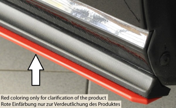 Rieger  bočné difúzory prahov -  VW Golf 7 GTD , Ľavá strana, pre originál prahy, plast ABS, 
vrátane-montážne vybavenie, Certifikát