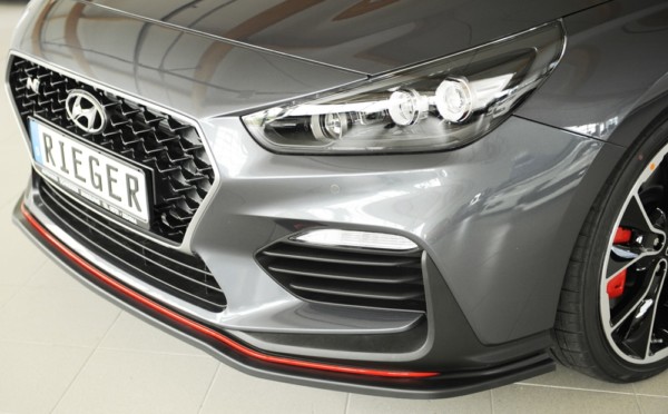 Rieger splitter - Hyundai i30 N (PDE) , pre original nárazník, plast ABS,
vrátane-montážne vybavenie, – Obrázok 2