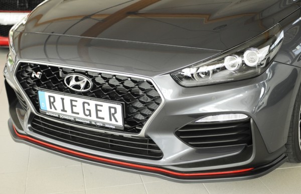 Rieger splitter - Hyundai i30 N (PDE) , pre original nárazník, plast ABS,
vrátane-montážne vybavenie, – Obrázok 3