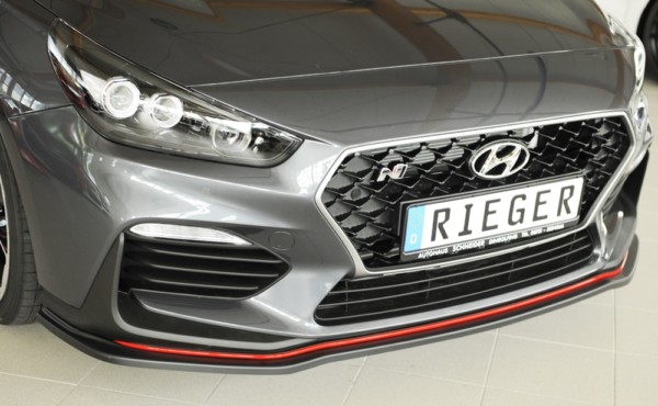 Rieger splitter - Hyundai i30 N (PDE) , pre original nárazník, plast ABS,
vrátane-montážne vybavenie, – Obrázok 4