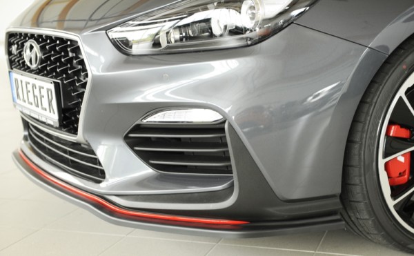 Rieger splitter - Hyundai i30 N (PDE) , pre original nárazník, plast ABS,
vrátane-montážne vybavenie, – Obrázok 7