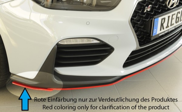 Rieger  splitter laterally, Vpravo -  Hyundai i30 N  (PDE) , Pravá strana plast ABS, 
vrátane-montážne vybavenie, Certifikát