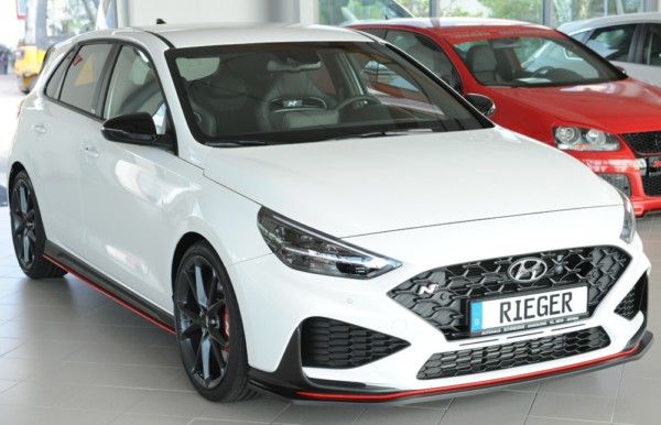 Rieger  splitter -  Hyundai i30 N  (PDE) , pre original  nárazník, plast ABS, 
vrátane-montážne vybavenie, – Obrázok 4
