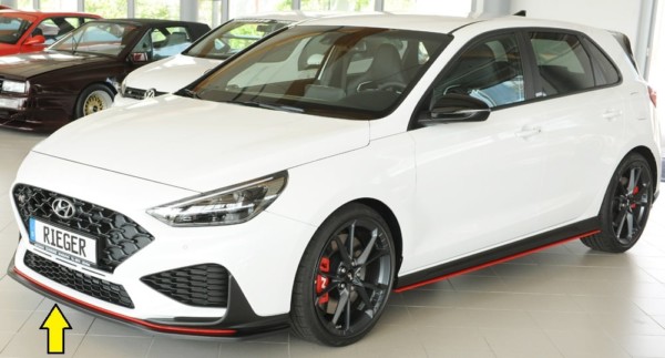 Rieger  splitter -  Hyundai i30 N  (PDE) , pre original  nárazník, plast ABS, 
vrátane-montážne vybavenie, – Obrázok 8