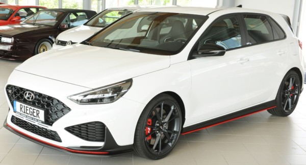 Rieger  splitter -  Hyundai i30 N  (PDE) , pre original  nárazník, plast ABS, 
vrátane-montážne vybavenie, – Obrázok 9