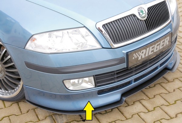 Rieger  predný spoiler -  Skoda Octavia (1Z) , plast ABS, 
vrátane-montážne vybavenie, hliniková mriežka, – Obrázok 5