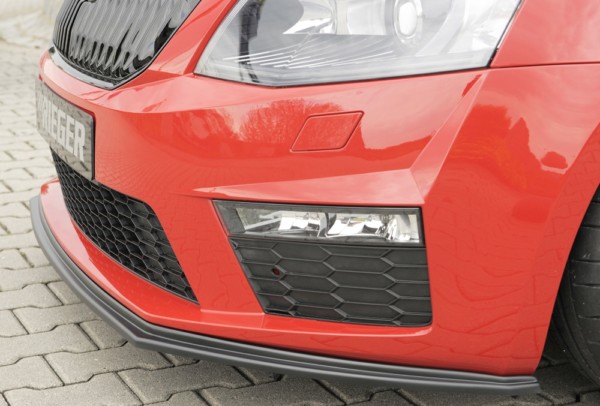 Rieger  spoiler predneho nárazníka -  Skoda Octavia RS (5E) , pre original  nárazník, plast ABS, 
vrátane-montážne vybavenie, – Obrázok 3