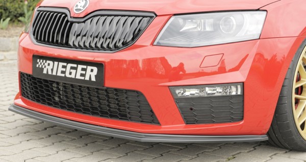 Rieger  spoiler predneho nárazníka -  Skoda Octavia RS (5E) , pre original  nárazník, plast ABS, 
vrátane-montážne vybavenie, – Obrázok 4