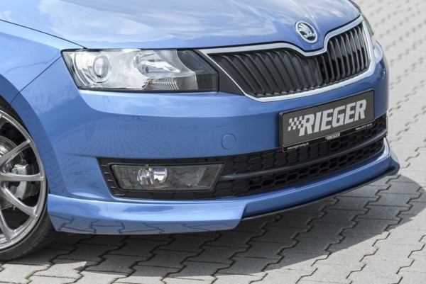 Rieger  predný spoiler -  Skoda Rapid (NH) , plast ABS, 
vrátane-montážne vybavenie,
