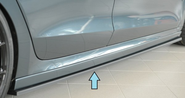 Rieger  bočné difúzory prahov -  Skoda Octavia (NX) , Pravá strana pre RIEGER-nádstavce prahov, plast ABS, 
vrátane-montážne vybavenie, Certifikát