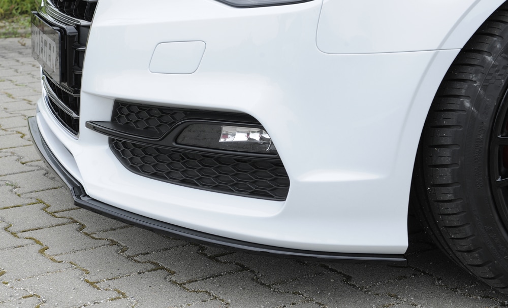 Rieger spoiler predneho nárazníka - Audi A3 (8V) , , pre original nárazník, plast ABS,Čierny lesk, Pre vozidlá s S-Line exterier,
vrátane-montážne vybavenie, – Obrázok 4