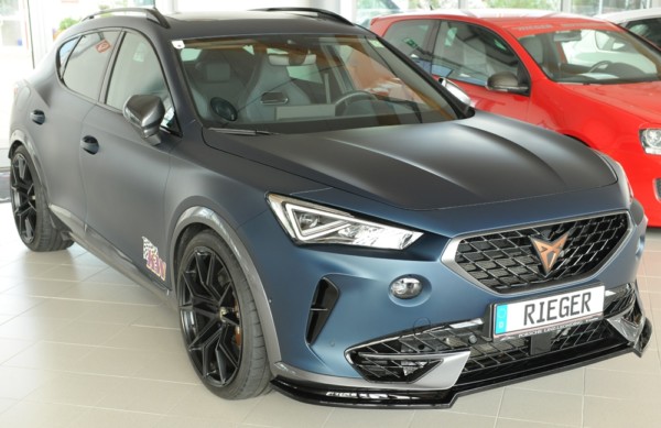 Rieger  spoiler predneho nárazníka -  Cupra prementor (KM) , plast ABS,Čierny lesk, 
vrátane-montážne vybavenie, – Obrázok 9
