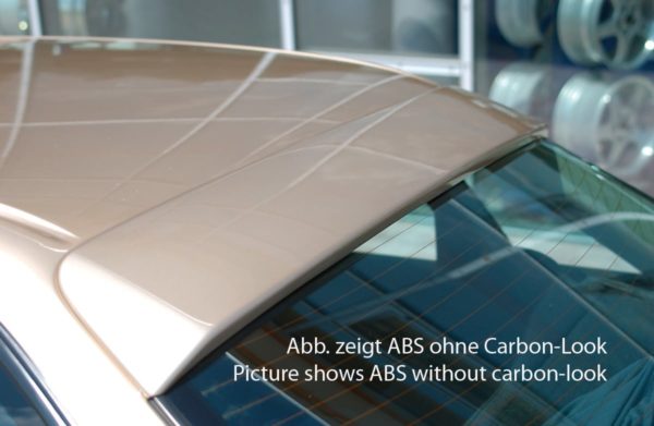 Rieger  kryt zadného skla -  Audi 80 Type 89 , plast ABS, carbon-look, 
vrátane- Certifikát,montážne vybavenie