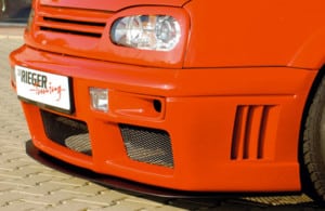 RIEGER -  Prívody vzduchu -  VW Golf 3 , plast ABS, carbon-look, 
Montážne vybavenie