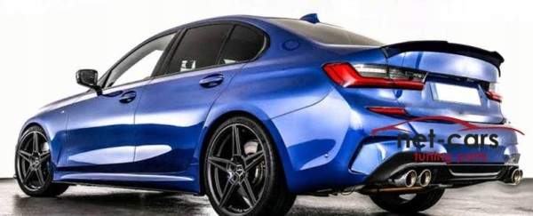 Spoiler kufra BMW 3 G20, Čierny lesk – Obrázok 4