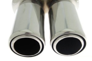 Zadný tlmič výfuku TurboWorks  2x76mm vstup 63.5mm – Obrázok 3