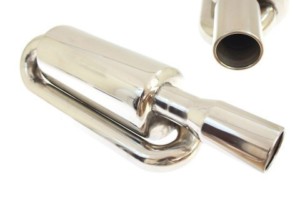Zadný tlmič výfuku TurboWorks 76mm vstup 63.5mm