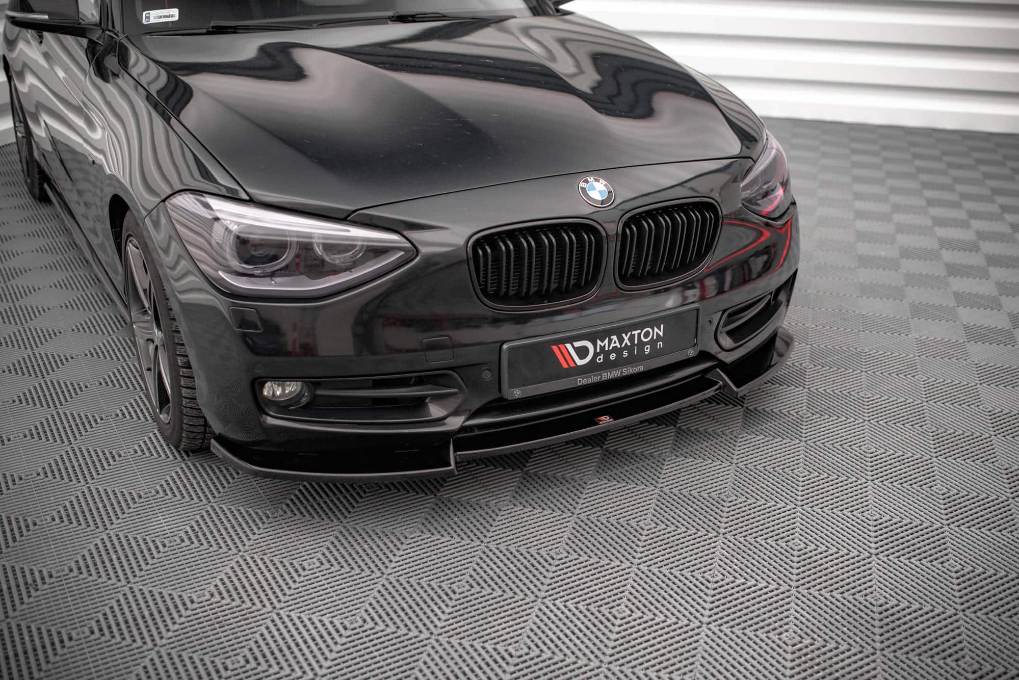 MAXTON DESIGN -Spoiler pod predný nárazník V.2, vhodné pre BMW 1 F20 – Obrázok 3