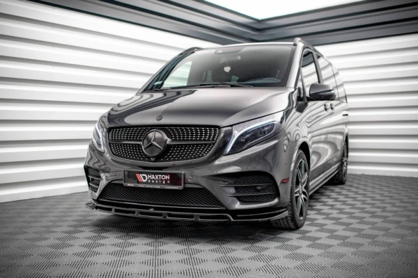 MAXTON DESIGN - Spoiler pod predný nárazník V.5,MERCEDES-BENZ V-CLASS AMG-LINE W447 FACELIFT – Obrázok 3