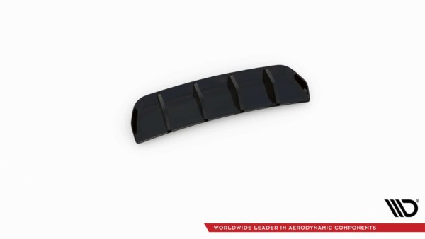 MAXTON DESIGN -Zadný stredový difúzor, VOLKSWAGEN TIGUAN R MK2 Facelift,Čierny lesk – Obrázok 5