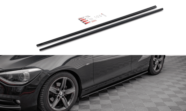 MAXTON DESIGN -Lišty pod bočné difúzory, vhodné pre BMW 1 F20