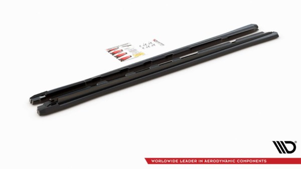 MAXTON DESIGN -Lišty pod bočné prahy, TOYOTA RAV4 MK5,Čierny lesk – Obrázok 5