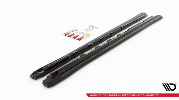 MAXTON DESIGN -Lišty pod bočné prahy, TOYOTA RAV4 MK5,Čierny lesk – Obrázok 6