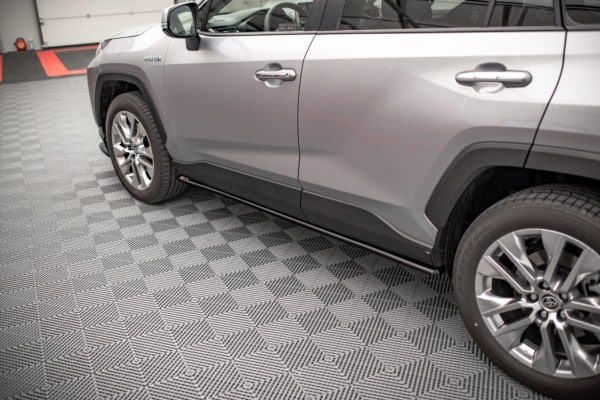 MAXTON DESIGN -Lišty pod bočné prahy, TOYOTA RAV4 MK5,Čierny lesk – Obrázok 3