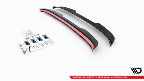 MAXTON DESIGN -Predlženie Spoilera, VOLKSWAGEN TIGUAN R MK2 Facelift, Čierny lesk – Obrázok 4