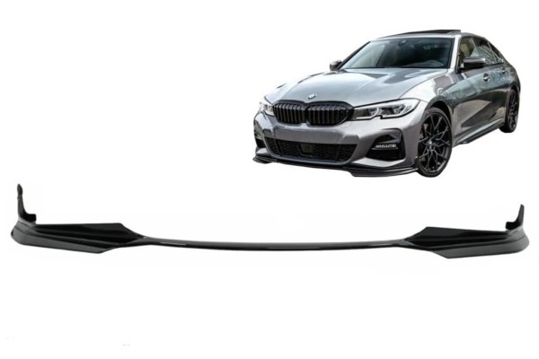 Spoiler pod predný nárazík BMW 3 G20, Čierny lesk