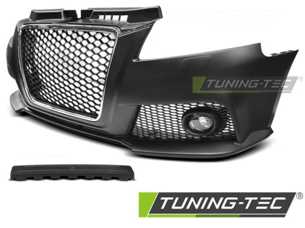 Predný nárazník SPORT CHROME BLACK pre  AUDI A3 08-12