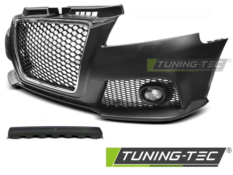 Predný nárazník SPORT CHROME BLACK pre AUDI A3 08-12
