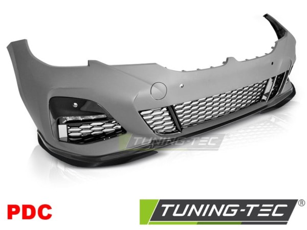 Predný nárazník PERFORMANCE STYLE PDC Čierny lesk pre  BMW G20/G21 19-