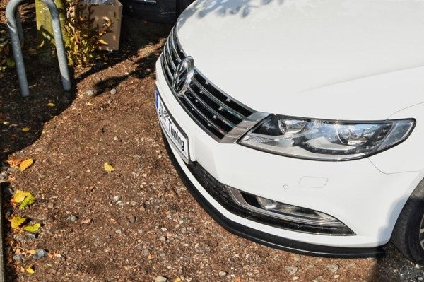 IN-Tuning Spoiler predného nárazníka - VW Passat CC, Typ 3CC (2012-), Matná čierna – Obrázok 2
