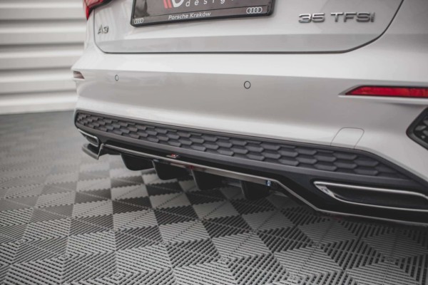 MAXTON DESIGN -Spoiler pod zadný nárazník  ,AUDI A3 S-LINE SPORTBACK 8Y – Obrázok 3