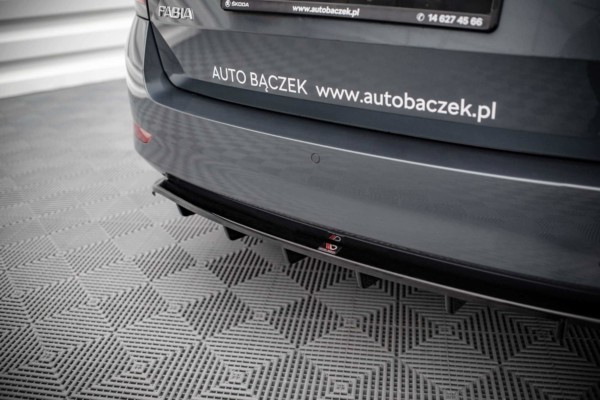 MAXTON DESIGN - Spoiler pod zadný nárazník, SKODA FABIA COMBI MK3 FACELIFT – Obrázok 5