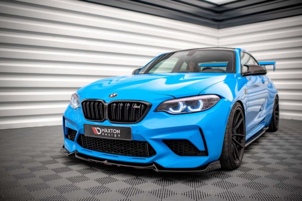 MAXTON DESIGN -Spoiler pod predný nárazník V.2 ,vhodné pre BMW M2 COMPETITION F87 – Obrázok 2