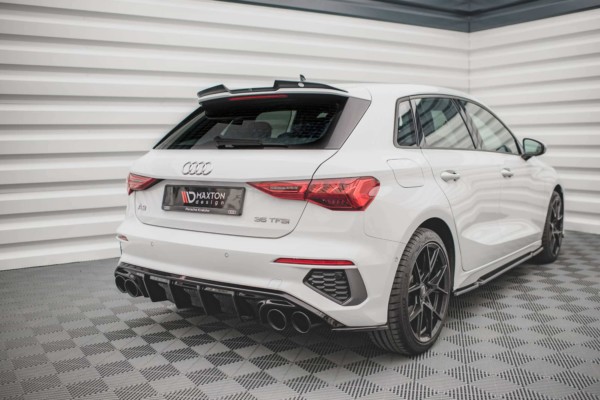 MAXTON DESIGN - Zadný difúzor + Koncovky výfukov, Audi A3 S-Line Sportback 8Y – Obrázok 4