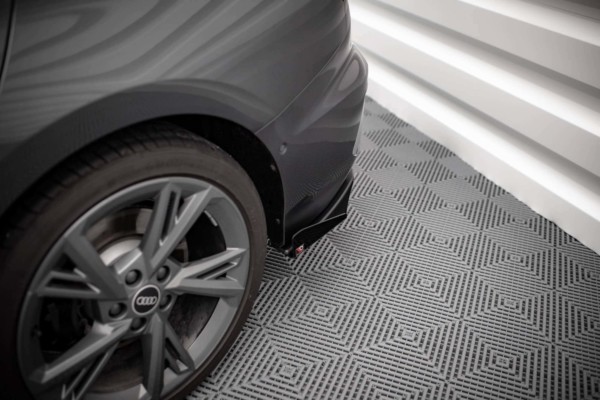 MAXTON DESIGN -Bočné difúzory zadného nárazníka + Čierne splitre , AUDI S3 SEDAN 8Y – Obrázok 2