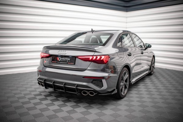 MAXTON DESIGN -Bočné difúzory zadného nárazníka + Čierne splitre , AUDI S3 SEDAN 8Y – Obrázok 3
