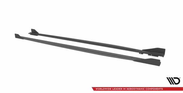 MAXTON DESIGN -Lišty pod bočné prahy +Čierne lesklé splitre ,AUDI RS3 SPORTBACK 8Y – Obrázok 6