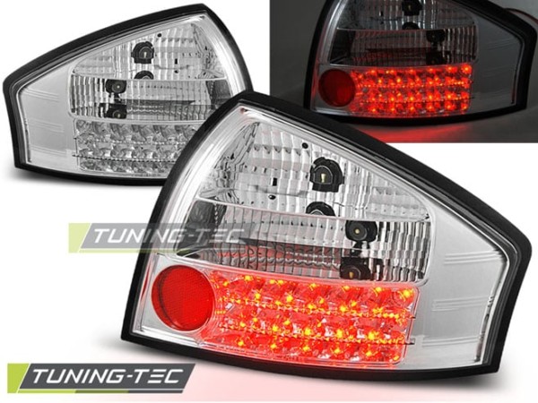 Zadné svetlá LED Chrómové pre AUDI A6 05.97-.05.04