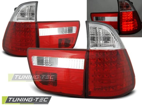 Zadné svetlá LED Červené pre BMW X5 E53 09.99-10.03