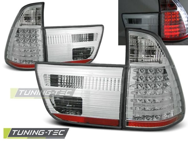 Zadné svetlá LED Chrómové pre BMW X5 E53 09.99-10.03
