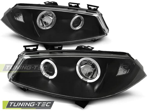 Predné svetlá RENAULT MEGANE II 11.02-12.05 ANGEL EYES Čierne