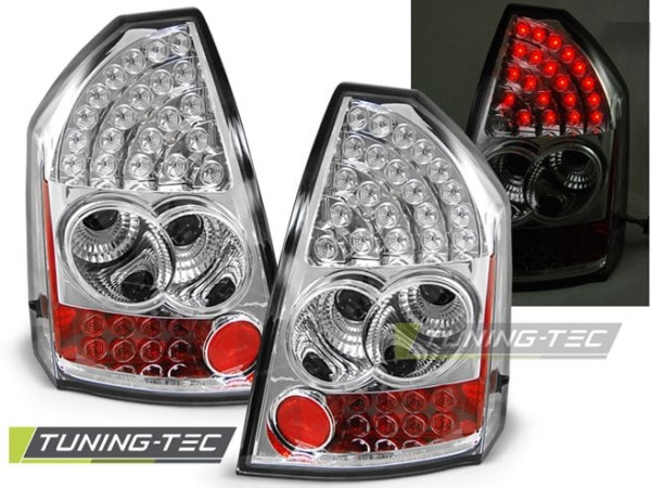 Zadné svetlá CHRYSLER 300C 05-08 chrómové LED